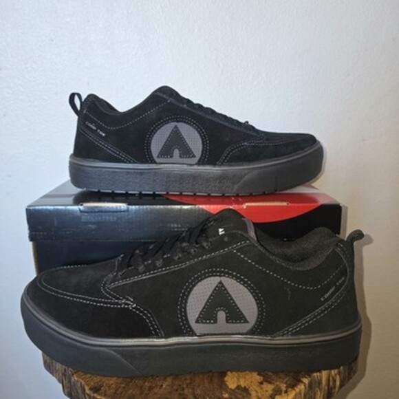 Airwalk Phat A SD10 Composite Toe Work Shoes Black Men's 12 EH Slip Resistant - Picture 2 of 14